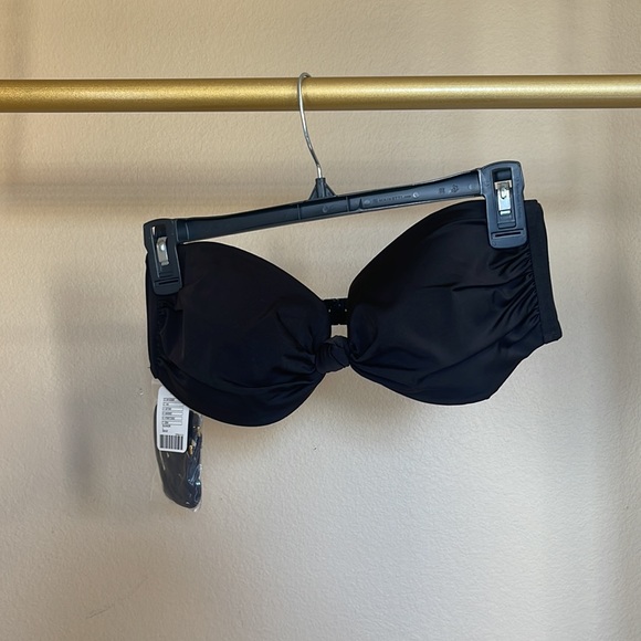 Urban Outfitters Black Bikini Swim Top, size large. NWT - Picture 2 of 6